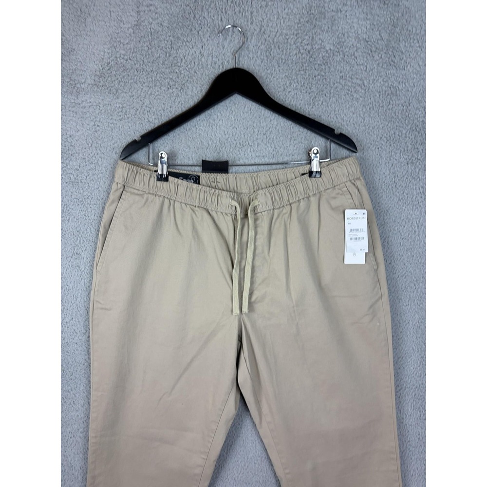 Treasure & Bond Mens Large Beige Slim Fit Chino Jogger Pants TB462754MN New
